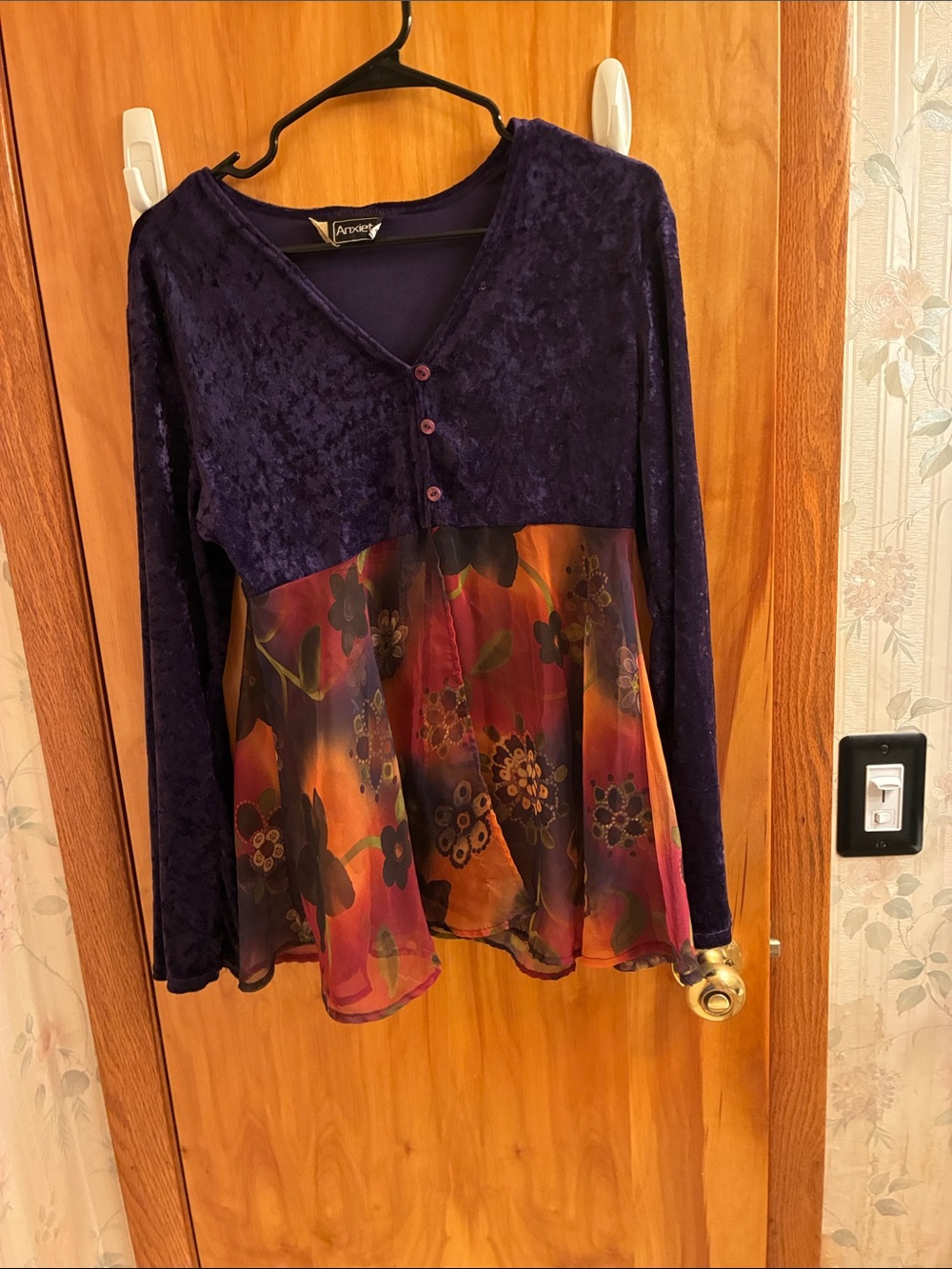 Y2K vintage hippy top